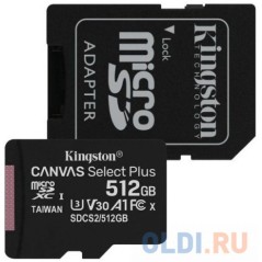 Kingston Canvas Select Plus microSDXC 512GB 100MB/s